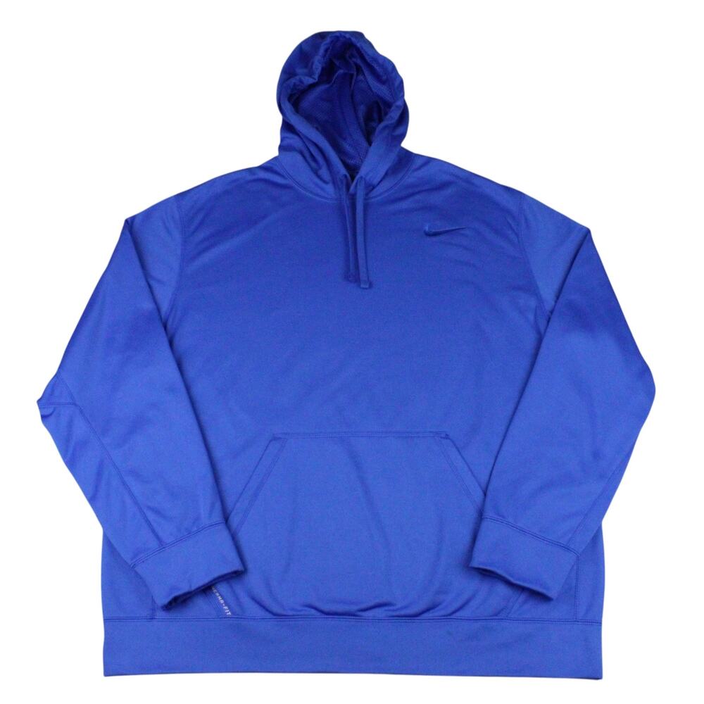 Nike Therma-Fit Blue Hoodie Pullover Sweater - Size XL